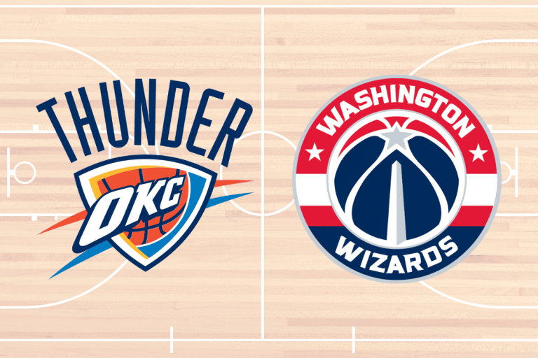 Oklahoma City Thunder vs Washington Wizards