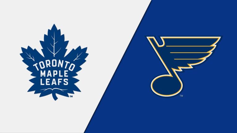 Toronto Maple Leafs vs St Louis Blues