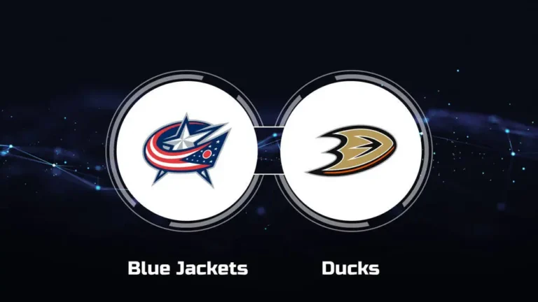 Columbus Blue Jackets vs Anaheim Ducks
