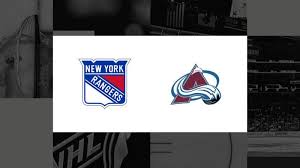 Rangers vs Avalanche