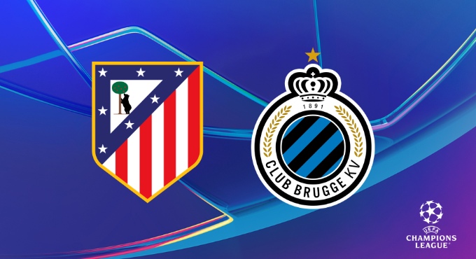 Atletico Madrid vs Club Brugge KV