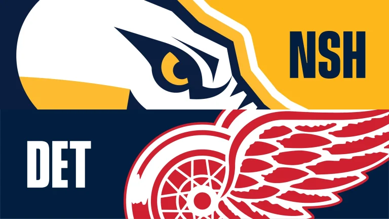Nashville Predators vs Detroit Red Wings