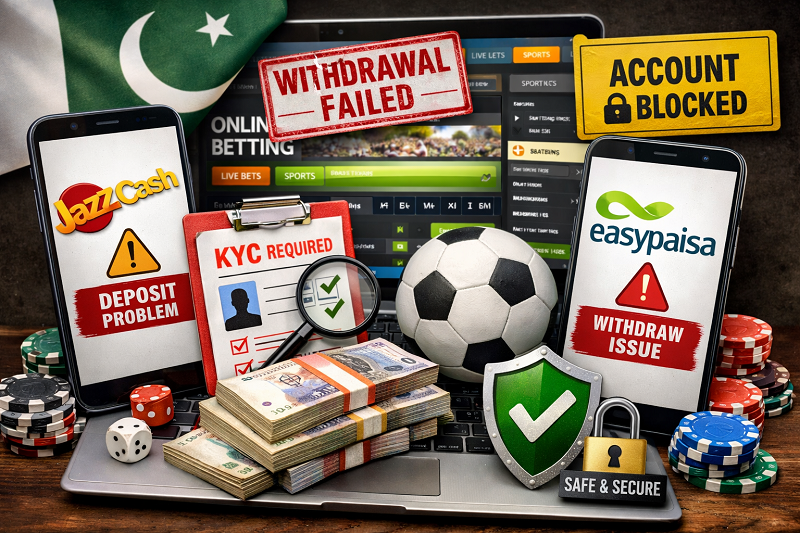 JazzCash and Easypaisa betting checks in Pakistan