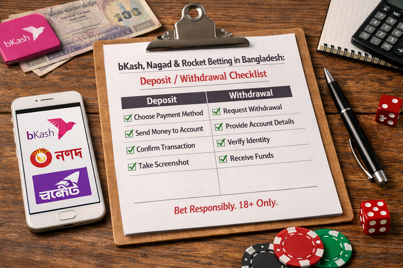 bKash, Nagad and Rocket betting guide for Bangladesh