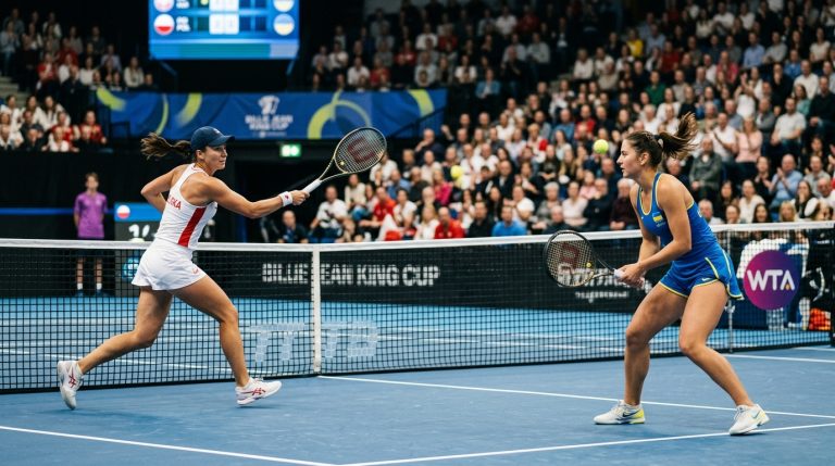 Katarzyna Kawa vs Marta Kostyuk: WTA Billie Jean King Cup - World Group Qualification