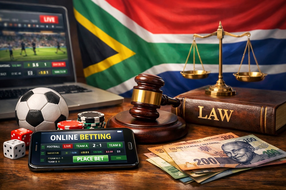 Online betting legal status in South Africa