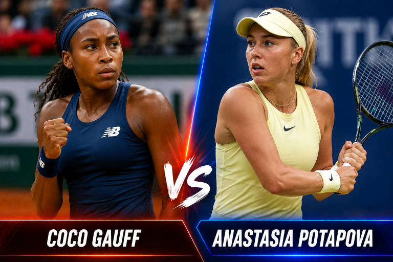Coco Gauff vs Anastasia Potapova