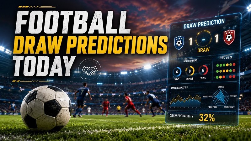 Football draw review list for full-time 1X2 draw analysis