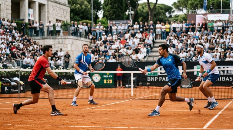 Harrison&Skupski vs Arevalo&Pavic: ATP - DOUBLES Rome, clay - Quarter-finals Prediction