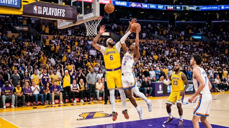 Los Angeles Lakers vs Oklahoma City Thunder – NBA - Play Offs - Quarter-finals prediction for 12.05.2026