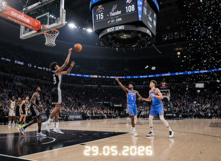 San Antonio Spurs vs Oklahoma City Thunder NBA Semi-finals prediction for 29.05.2026