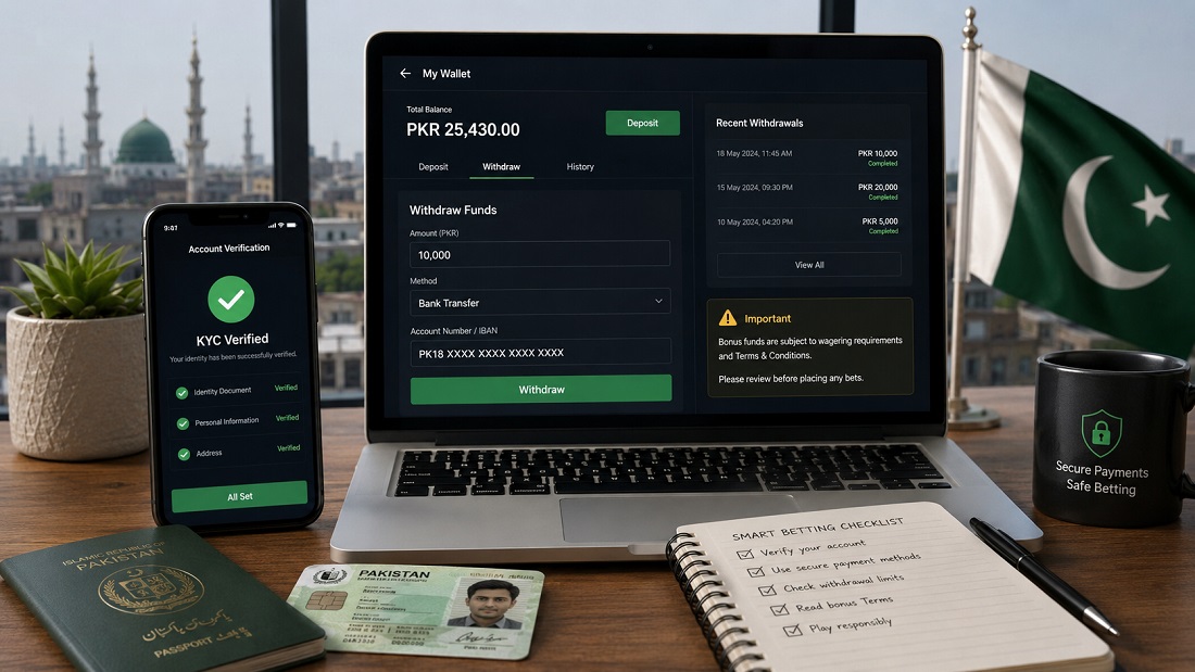 Betting payments in Pakistan KYC withdrawals and bonus risk guide