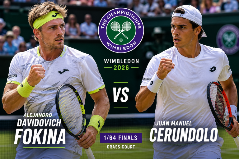 Alejandro Davidovich Fokina vs Juan Manuel Cerundolo Wimbledon