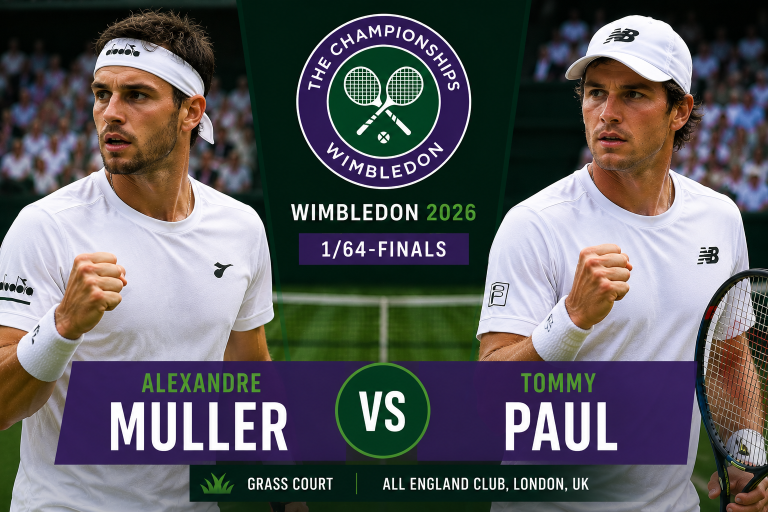 Alexandre Muller vs Tommy Paul Wimbledon