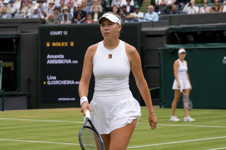 Amanda Anisimova vs Lina Gjorcheska Wimbledon