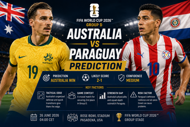Australia vs Paraguay