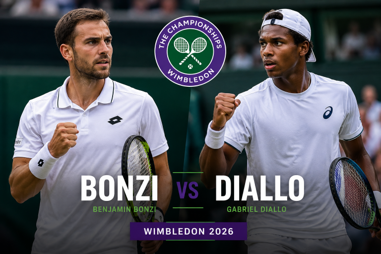 Benjamin Bonzi vs Gabriel Diallo Wimbledon