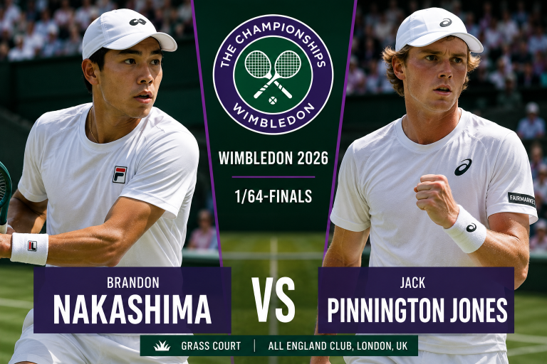 Brandon Nakashima vs Jack Pinnington Jones Wimbledon