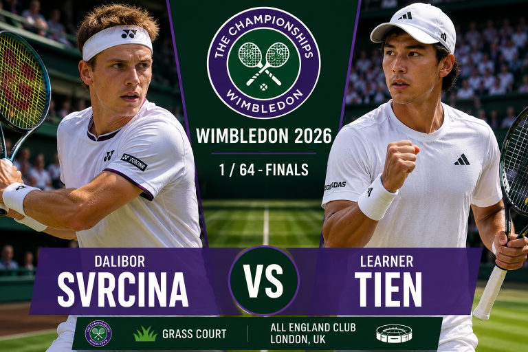 Dalibor Svrcina vs Learner Tien Wimbledon