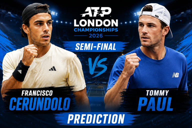 Francisco Cerundolo vs Tommy Paul ATP London Championships 2026 Semi-Final Prediction