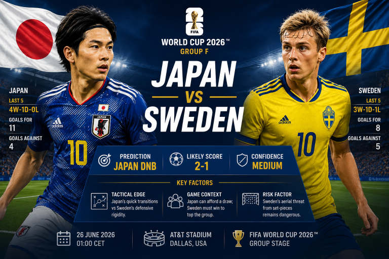 Japan vs Sweden