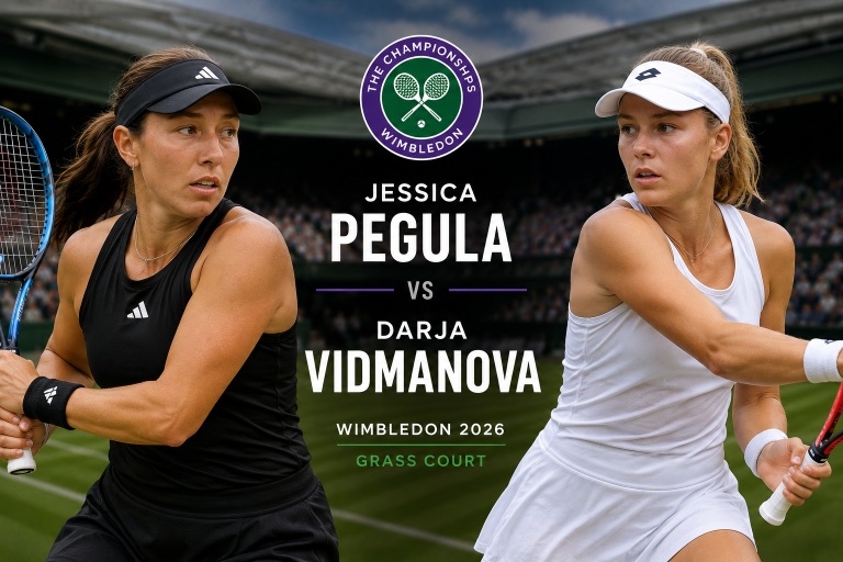 Jessica Pegula vs Darja Vidmanova Wimbledon