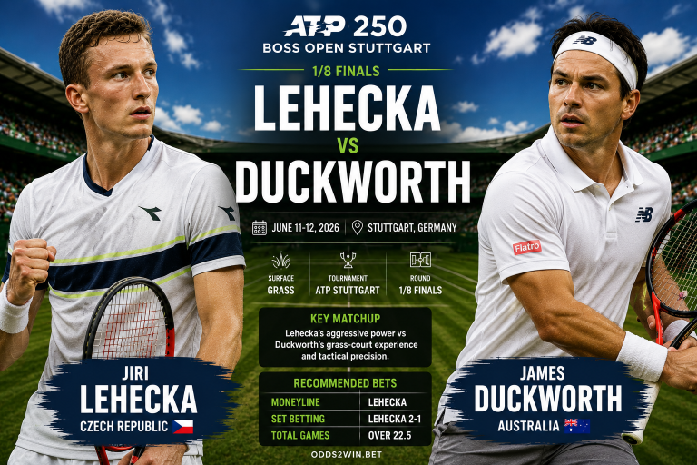 Jiri Lehecka vs James Duckworth