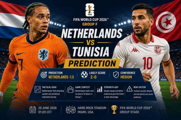 Netherlands vs Tunisia