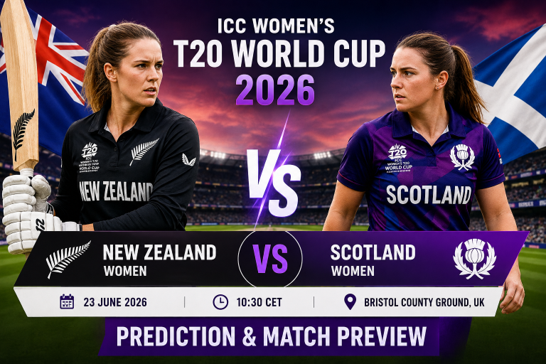 New Zealand Women vs Scotland Women ICC Women’s T20 World Cup 2026 Prediction