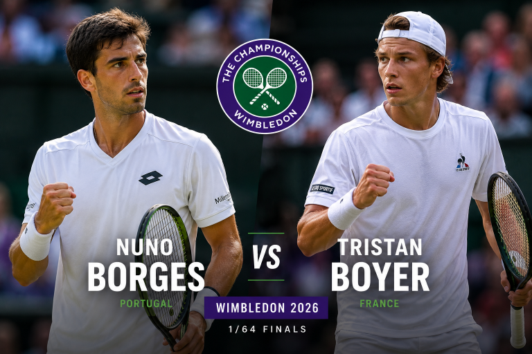 Nuno Borges vs Tristan Boyer Wimbledon