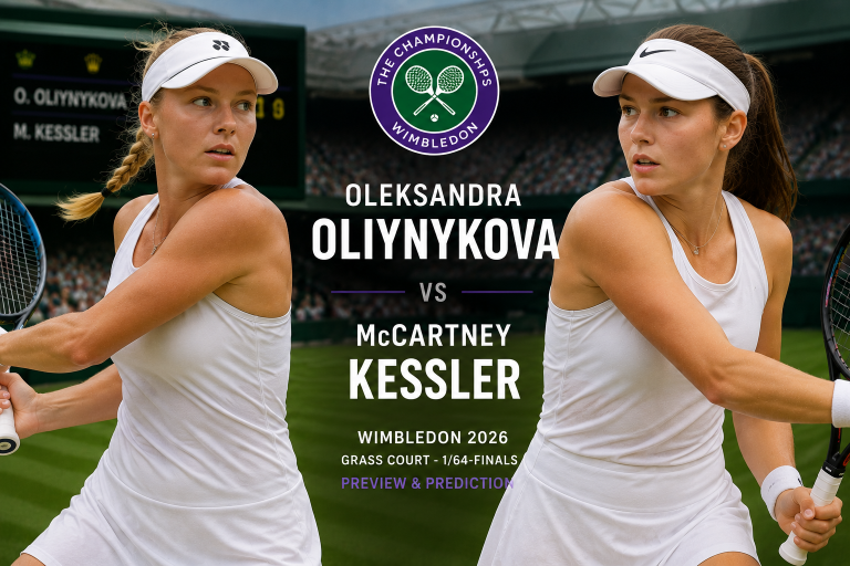 Oleksandra Oliynykova vs McCartney Kessler Wimbledon