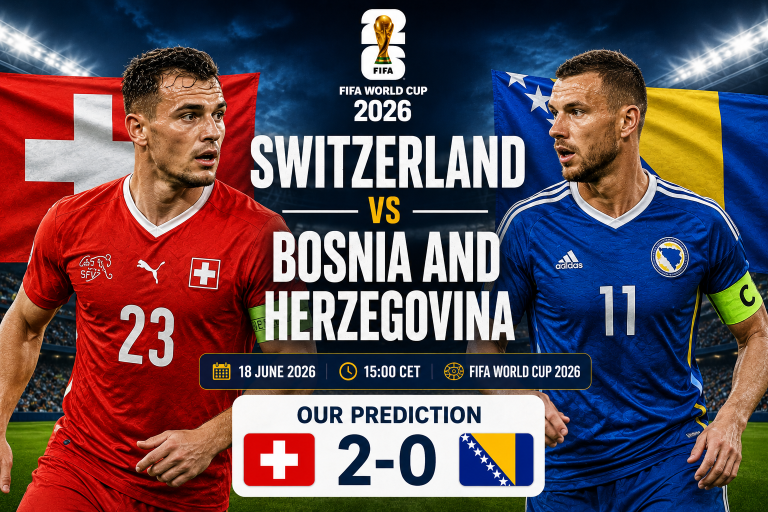 Switzerland vs Bosnia and Herzegovina