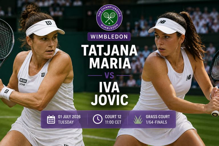 Tatjana Maria vs Iva Jovic Wimbledon
