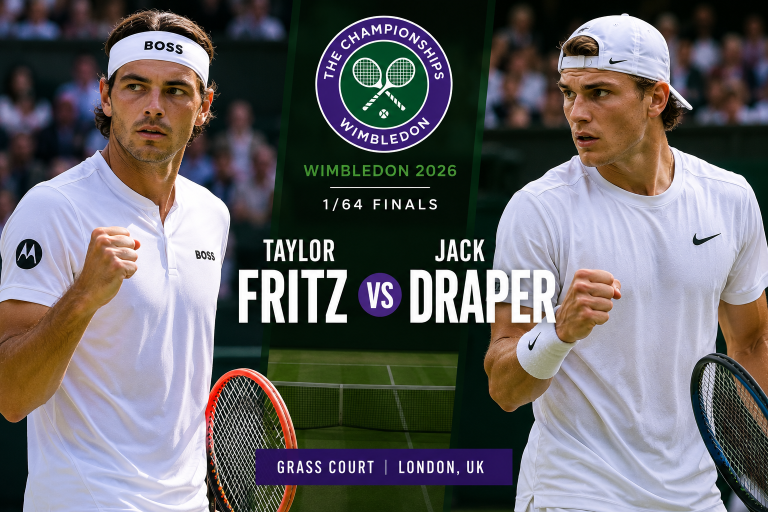 Taylor Fritz vs Jack Draper Wimbledon