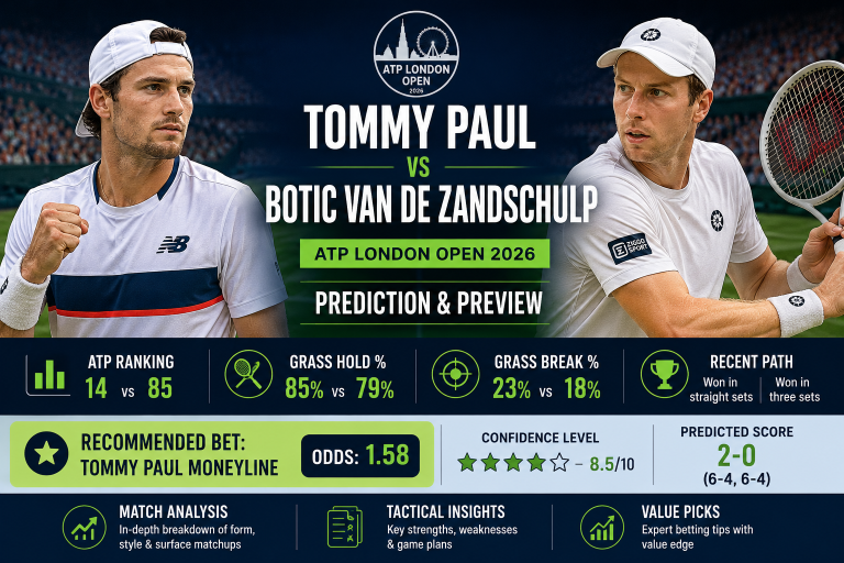 Tommy Paul vs Botic van de Zandschulp