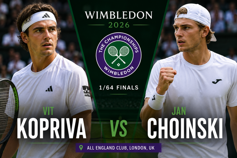 Vit Kopriva vs Jan Choinski Wimbledon