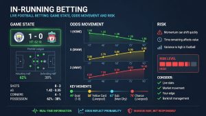 Live Football Betting: Game State, Odds Movement and Risk