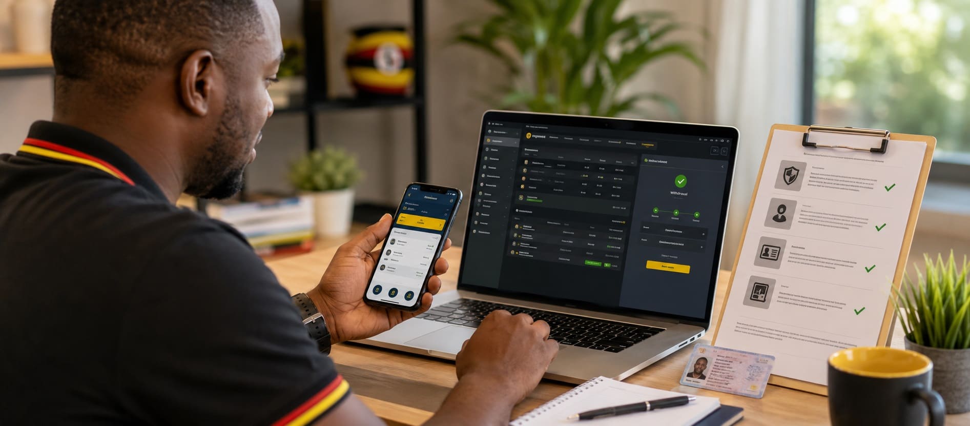 Uganda online betting licence, mobile money and account verification