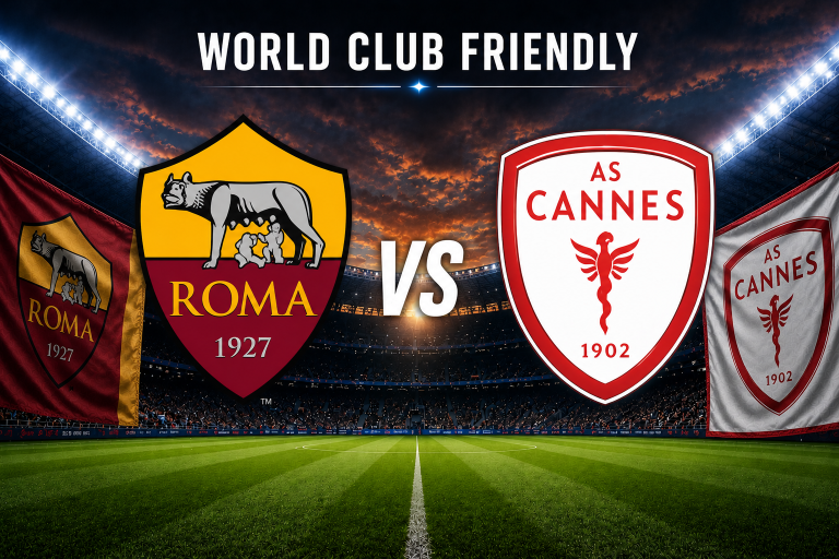 AS Roma vs AS Cannes World Club Friendly Prediction