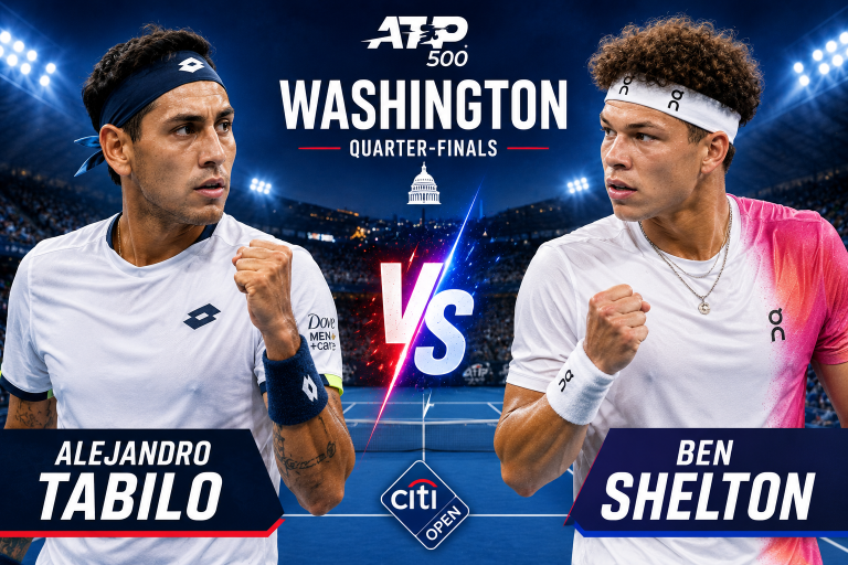 Alejandro Tabilo vs Ben Shelton ATP Washington Prediction