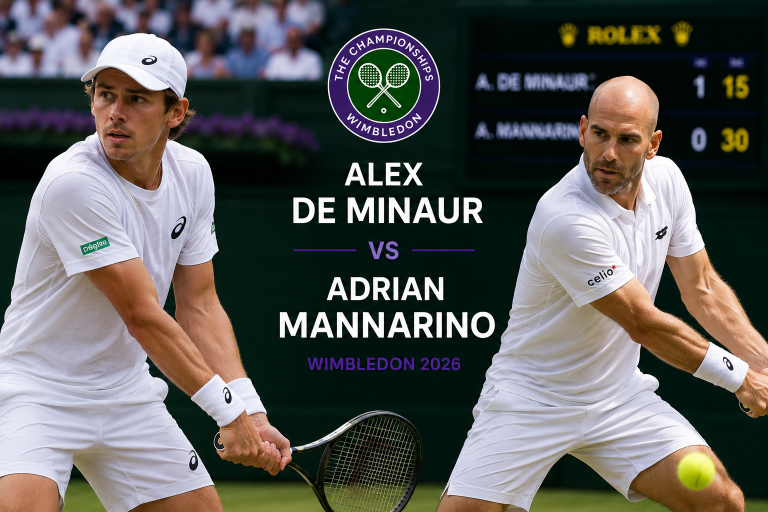 Alex De Minaur vs Adrian Mannarino Wimbledon