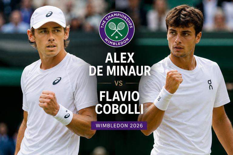 Alex De Minaur vs Flavio Cobolli Wimbledon