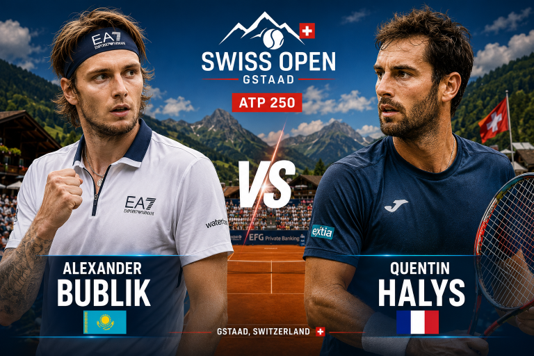 Alexander Bublik vs Quentin Halys Swiss Open Gstaad Prediction