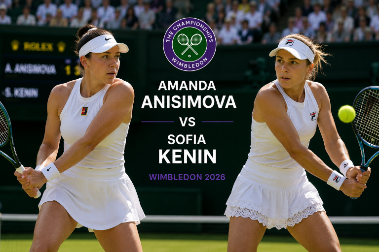 Amanda Anisimova vs Sofia Kenin Wimbledon