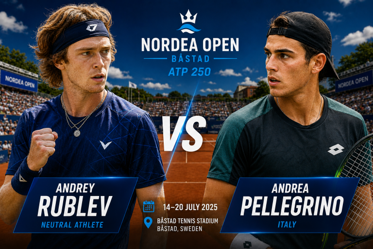 Andrey Rublev vs Andrea Pellegrino Nordea Open