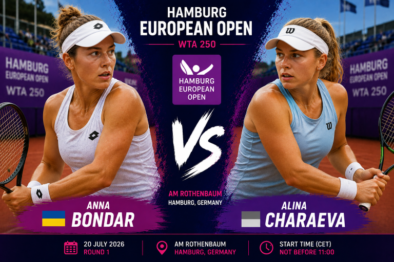 Anna Bondar vs Alina Charaeva Hamburg European Open Prediction