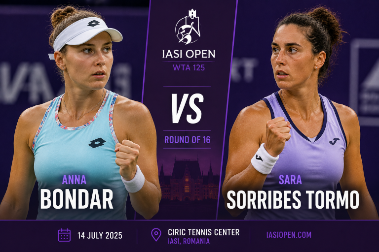 Anna Bondar vs Sara Sorribes Tormo Iasi Open