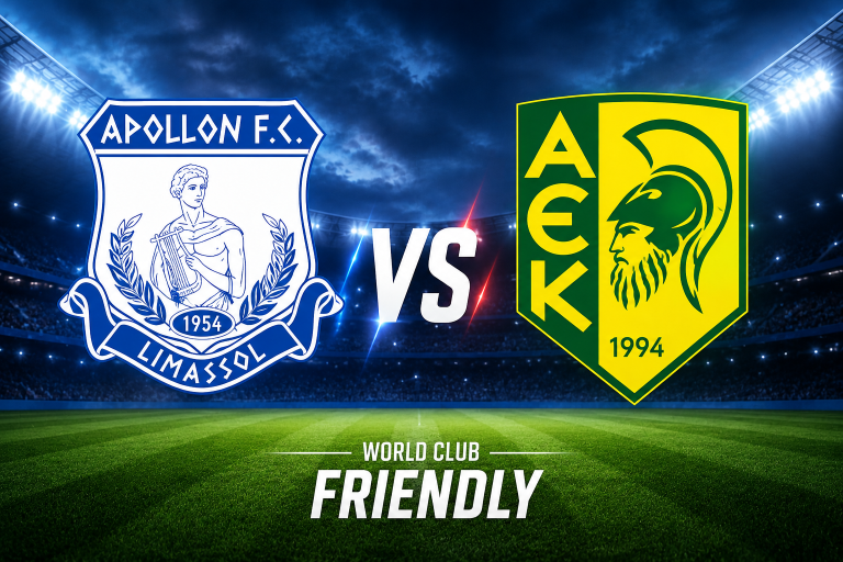 Apollon Limassol vs AEK Larnaca World Club Friendly