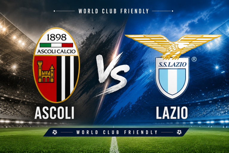 Ascoli vs Lazio World Club Friendly Prediction