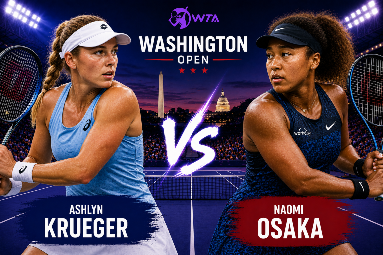 Ashlyn Krueger vs Naomi Osaka WTA Washington Prediction
